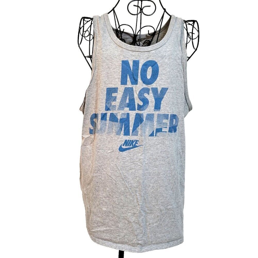 The Nike Tee Tank Top Medium Men's No Easy Summer Lightweight Running Active